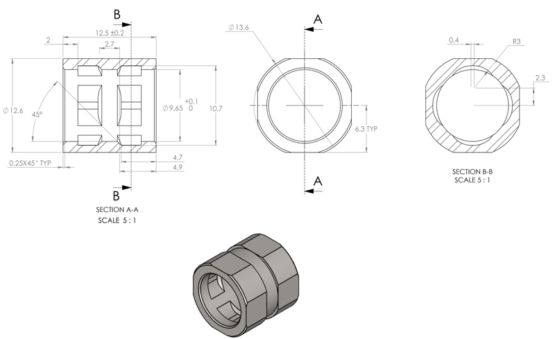 We are an Italian Company MIM Parts for Quote