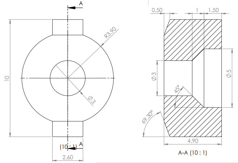100,000 Number of Countersunk Fixing Manufactured with Powder Metallurgy Method