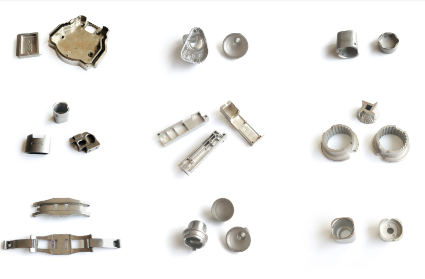 sintered earbuds SS parts, small gears, watch parts